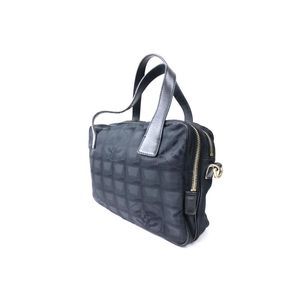 Chanel Shoulder Bag Black Nylon